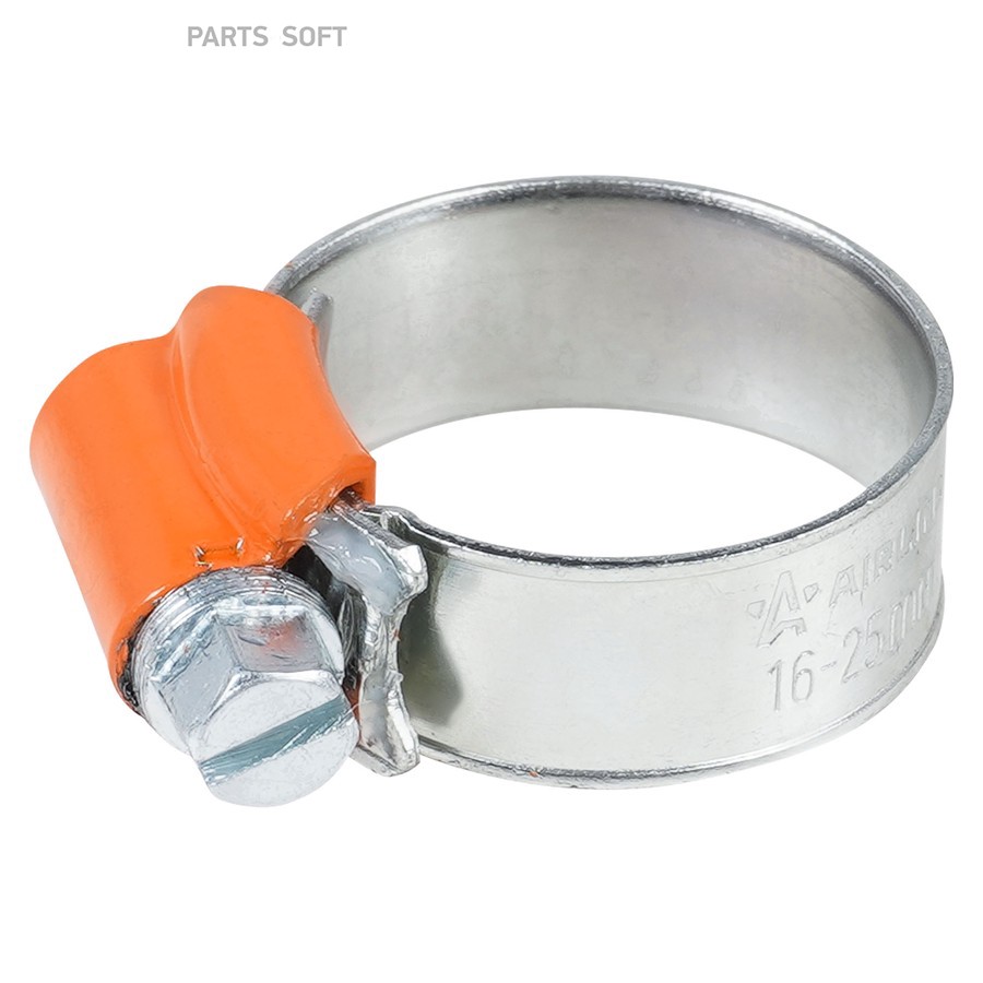 Хомут на патрубки AIRLINE червячный 16--25 мм (усиленный) - AIRLINE None None